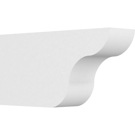 Ekena Millwork Standard Carmel Architectural Grade PVC Rafter Tail, 5"W X 10"H X 20"L RFTP05X10X20CAR
